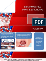 Tugas Biofarmasi Bucal Sublingual