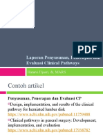 6 Laporan Penyusunan, Penerapan Dan Evaluasi Clinical Pathways (Hanevi Djasri)