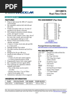 Datasheet DS12887A