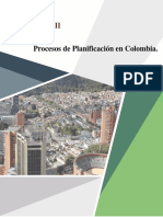 Capitulo II Procesos de Planificación en Colombia