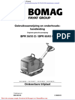 Bomag BPR 50 55d 60 65d Maintenance Manual