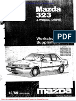 Mazda 323 BG 4wd Workshop Manual