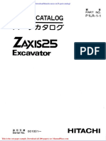 Hitachi Zaxis Zx25 Part Catalog