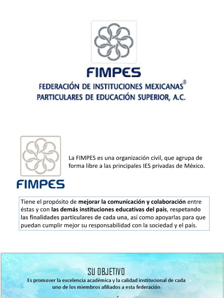 Certificación y Acreditación FIMPES | PDF | Universidad | Educación más ...