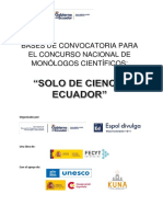 Bases Convocatoria SDC Ecuador