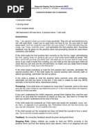 Burt Reading Test Administration Guide | PDF