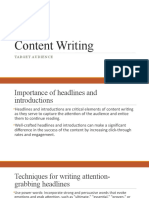 Content Writing - 3