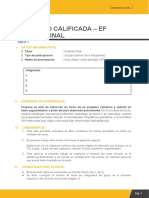 Actividad Calificada - Ef Examen Final: Datos Informativos