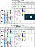 Semester 2 Sec 1 Class Timetable Wef T3W1 26 June 2023