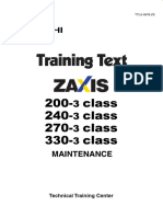Hitachi Zaxis 200 240 270 3 Class Training Text Maintenance
