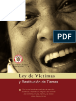 Cartilla Ley de Víctimas y Restitución de Tierras70