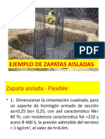 Ejemplo de Zapatas Aisladas