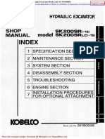 Kobelco Sk200sr 1s Sk200srlc 1s Hydraulic Excavator Book Code No S5yb0003e