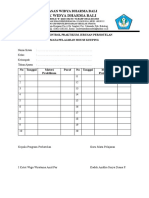 Kartu Kontrol Penggunaan Sarana Praktik (Praktikum)