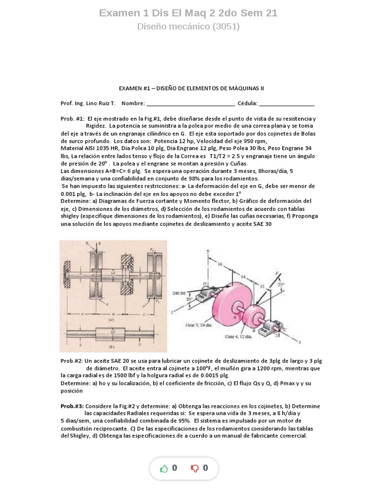 Examen 1 Dis El Maq 2 2do Sem 21 - Compress | PDF