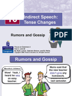 Ind Speech Tense Changes