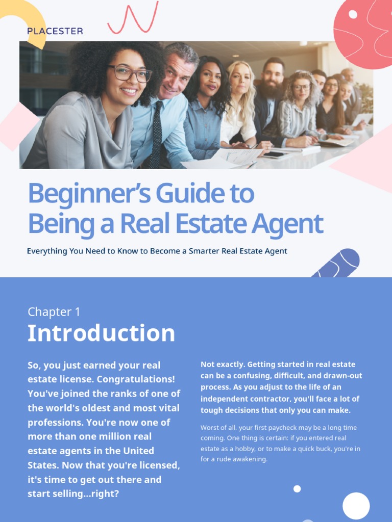 2022 Beginner's Guide To Being A Real Estate Agent PDF Sales