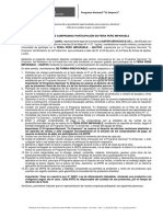 Carta Compromiso - Peru Imparable Iquitos