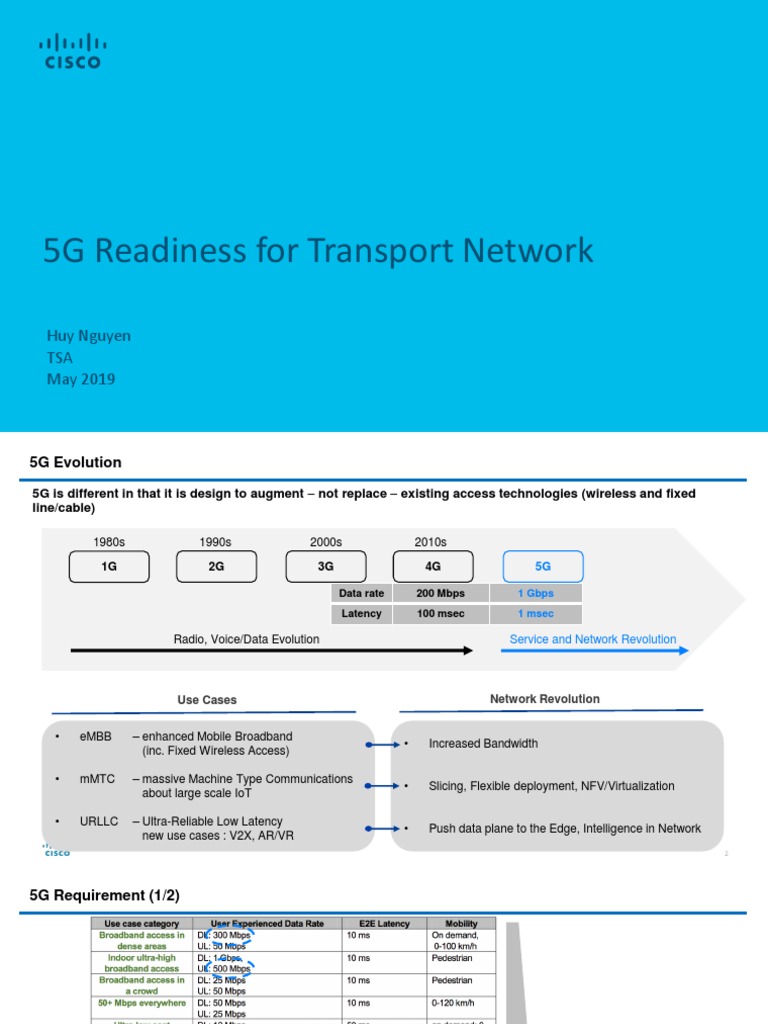 5G Transport Network Architecture | PDF | Computer Network | Routing