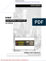 Grove Pat Load Moment Indicator Ds 350gw Operator Manual