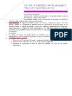 Gestión y Manejo de Los Residuos de Aparatos Eléctricos y Electrónicos