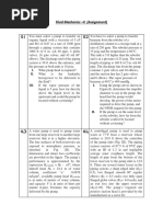 Fluid Mechanics-II Assignment