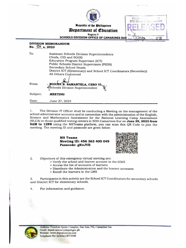 Dm no 224 s 2023 pdf