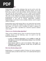 Backtracking in Design and Analysis of Algorithms | PDF | Dynamic ...