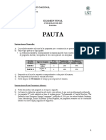 Examen Final Ico-143 Finanzas Corporativas Sem 01 2019 - Prueba + Caso + Formulario - Pauta