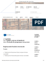 Cadrul Legal European 2014 - 2020