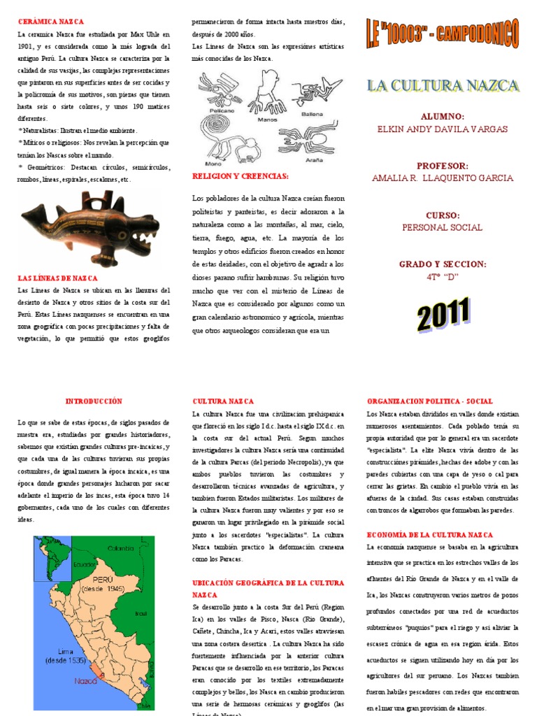 Cerámica Nazca | PDF | Arqueología | Cultura (general)