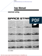 Mitsubishi Space Star 1999 Electrical Wiring