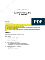 La Doctrina de La Biblia MAESTRO