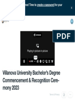 Villanova University Bachelor's Degree Commencement & Recognition Ceremony 2023