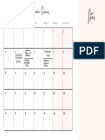 Calendario Julio Minimalista en Colores Neutros