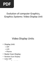 Evolution of Computer Graphics