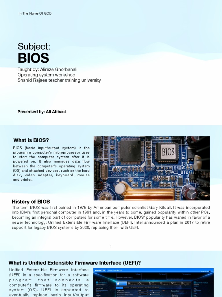Bios PDF | PDF | Bios | Booting