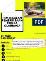 Materi Pembekalan Pemeriksaan CIdera Olahraga