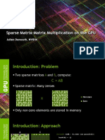 S0285 Optimization of Sparse Matrix Matrixltiplication On GPU