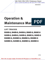 Doosan Lift Truck d35s 5 d40s 5 d45s 5 d50c 5 d55c 5 Maintenance Manual