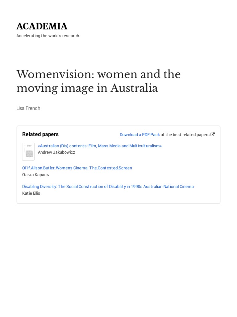 Womenvision - The Self in The Mirror - p158 | PDF | Feminism | Gender ...