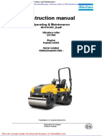 Dynapac Vibratory Roller Cc1300 Operation and Maintenance
