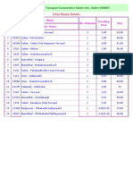 Ghat Route Details: Tamilnadu State Transport Corporation Salem LTD., Salem 636007