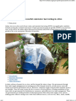 Requirements For Successful Rainwater Harvesting in Cities 67010
