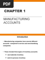 Chapter 1 - Manufacturing Account