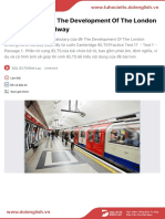 The Development of The London Underground Railway