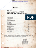 John Deere Crawler Loader Jd450 Service Manual