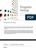 Pengantar Geologi 1 WD