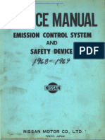 Service Manual Datsun Emission Control Systems 1969