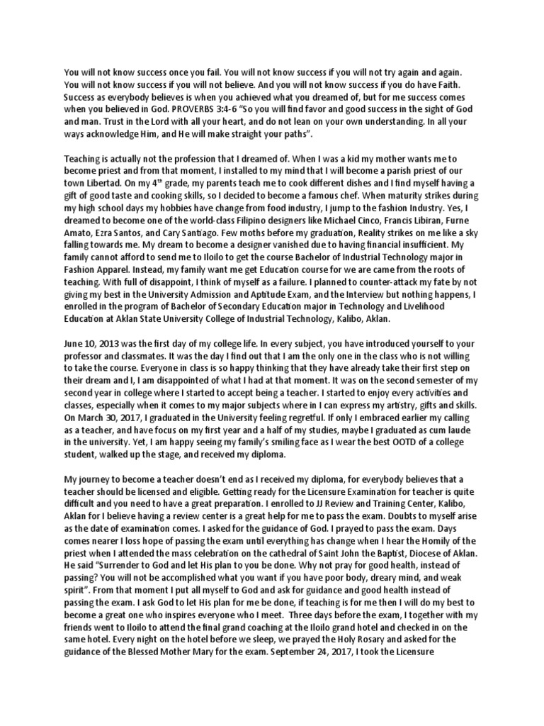 Journey Pdf Teachers University And College Admission